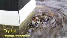  Presentation with islamic culture - Presentation design consisting of islamic culture - kaaba the holy mosque background and a tawny brown colored foreground