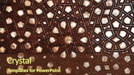  Presentation with islamic culture - Slides with islamic culture - ornament background background and a tawny brown colored foreground