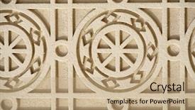  Presentation with example - PPT layouts consisting of islamic design cast in concrete background and a coral colored foreground