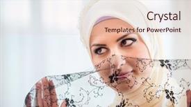  Presentation with black and white trees - PPT theme consisting of technology people and circle network and networking people modern concept businessman with technology circle virtual on business office table background and a seafoam green colored foreground.