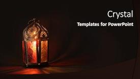  Presentation with eid mubarak - Beautiful slides featuring islamic-greeting-eid-mubarak-cards backdrop and a black colored foreground