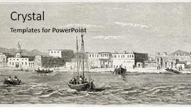  Presentation with tour - Cool new presentation theme with islamic history - al qusair old view egypt backdrop and a light gray colored foreground