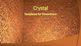  Presentation with granada - Amazing PPT layouts having islamic history - arabic mosaic in a wall backdrop and a tawny brown colored foreground