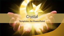  Presentation with divine - Audience pleasing theme consisting of islamic muslim arab arabic divine backdrop and a yellow colored foreground