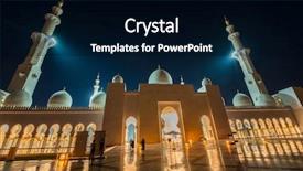  Presentation with zayed - Cool new presentation design with islamic saint - sheikh zayed mosque in abu backdrop and a black colored foreground