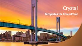  Presentation with harlem - Beautiful presentation featuring island bridge crossing the harlem backdrop and a coral colored foreground