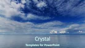  Presentation with vancouver - Colorful presentation theme enhanced with island canada beautiful sunny day backdrop and a ocean colored foreground