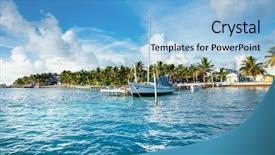  Presentation with panoramic - Beautiful theme featuring island located approximately 20 miles backdrop and a light blue colored foreground