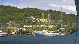  Presentation with artificial island construction - Beautiful PPT theme featuring island of bequia st vincent backdrop and a  colored foreground