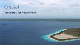  Presentation with shooting - Slide deck featuring island-of-bonaire-shooting background and a sky blue colored foreground