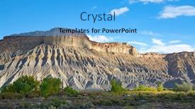  Presentation with utah - Presentation theme having island-of-the-sky background and a light blue colored foreground