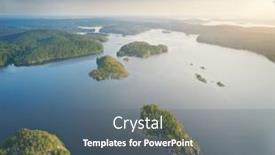  Presentation with island sunset - 