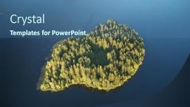  Presentation with island sunset - 