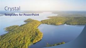  Presentation with island sunset - 