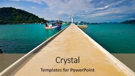  Presentation with heaven - Cool new presentation with island province trat thailand kingdom backdrop and a coral colored foreground