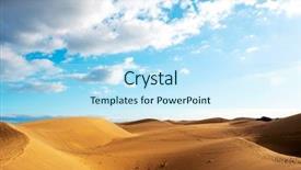  Presentation with sand dunes - Slides enhanced with spain with the atlantic ocean background and a cool aqua colored foreground