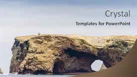  Presentation with view of cusco peru - Beautiful PPT theme featuring islas-ballestas-peru backdrop and a light blue colored foreground