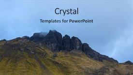  Presentation with scotland - Cool new slide deck with isle of skye scotland backdrop and a light blue colored foreground
