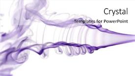  Presentation with shape - Presentation theme having isolated abstact shape on white background and a white colored foreground
