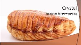  Presentation with turnover - PPT layouts with isolated apple turnover background and a sky blue colored foreground