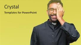  Presentation with catholic missa arwah - Audience pleasing slides consisting of isolated background covering one eye backdrop and a  colored foreground