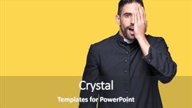  Presentation with christian - Beautiful theme featuring isolated background covering one eye backdrop and a dark gray colored foreground