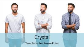  Presentation with nutrition word collage - Cool new presentation theme with isolated background depressed and worry backdrop and a light blue colored foreground