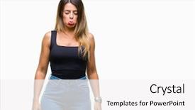  Presentation with beautiful midnight sun over - Theme featuring isolated background depressed and worry background and a white colored foreground