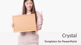  Presentation with corkboard - PPT theme enhanced with isolated background holding corkboard background and a white colored foreground