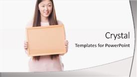  Presentation with corkboard - Slides enhanced with isolated background holding corkboard background and a sky blue colored foreground