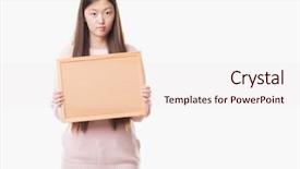  Presentation with corkboard - Audience pleasing slide deck consisting of isolated background holding corkboard backdrop and a sky blue colored foreground