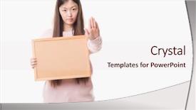  Presentation with corkboard - Slide deck with isolated background holding corkboard background and a lemonade colored foreground