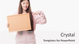  Presentation with corkboard - Beautiful theme featuring isolated background holding corkboard backdrop and a white colored foreground