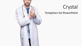  Presentation with shooting gun - Cool new PPT theme with isolated background holding symbolic gun backdrop and a white colored foreground