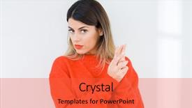  Presentation with shooting gun - Slides enhanced with isolated background holding symbolic gun background and a red colored foreground