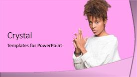  Presentation with shooting gun - Amazing theme having isolated background holding symbolic gun backdrop and a lavender colored foreground