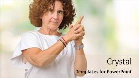  Presentation with shooting gun - Slide set consisting of isolated background holding symbolic gun background and a lemonade colored foreground