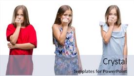  Presentation with anxiety - Cool new PPT theme with isolated background looking stress backdrop and a light blue colored foreground