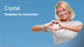  Presentation with heart love - Audience pleasing slides consisting of isolated background smiling in love backdrop and a teal colored foreground