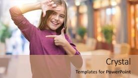  Presentation with beautiful midnight sun over - Theme having isolated background smiling making frame background and a coral colored foreground