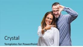  Presentation with love frame - Beautiful PPT layouts featuring isolated background smiling making frame backdrop and a light blue colored foreground