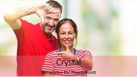  Presentation with love frame - PPT theme enhanced with isolated background smiling making frame background and a red colored foreground