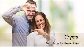  Presentation with love frame - Beautiful slides featuring isolated background smiling making frame backdrop and a soft green colored foreground