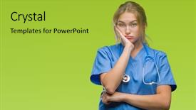  Presentation with depression - Theme featuring isolated background thinking looking tired background and a yellow colored foreground