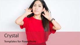  Presentation with red - Amazing PPT layouts having isolated background trying to hear backdrop and a  colored foreground