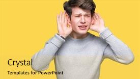  Presentation with winter - PPT layouts featuring isolated background trying to hear background and a  colored foreground