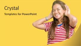  Presentation with hearing - Presentation having isolated background trying to hear background and a  colored foreground