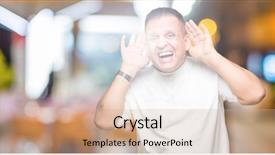  Presentation with arab - Colorful presentation theme enhanced with isolated background trying to hear backdrop and a coral colored foreground