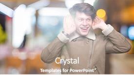  Presentation with winter - Slide deck featuring isolated background trying to hear background and a  colored foreground