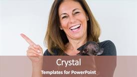  Presentation with cute - Colorful slides enhanced with isolated background very happy pointing backdrop and a coral colored foreground